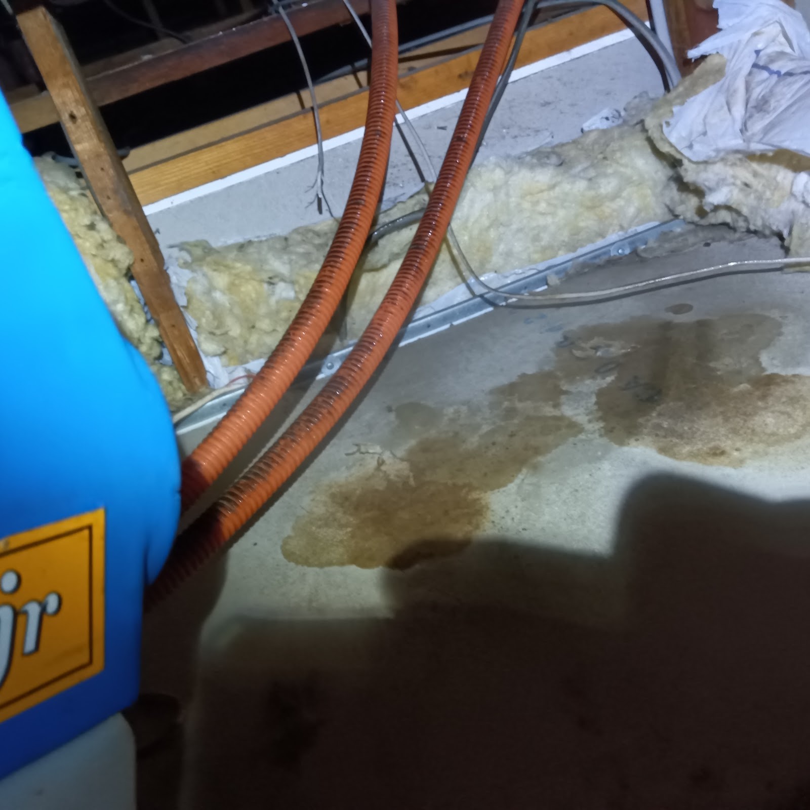 アズサポート撮影_天井に残されたシミ