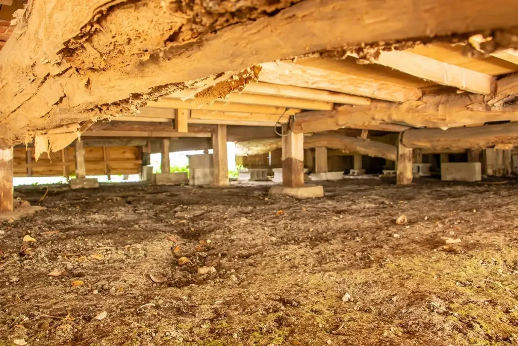 シロアリ駆除を自分でおこなう場所の例