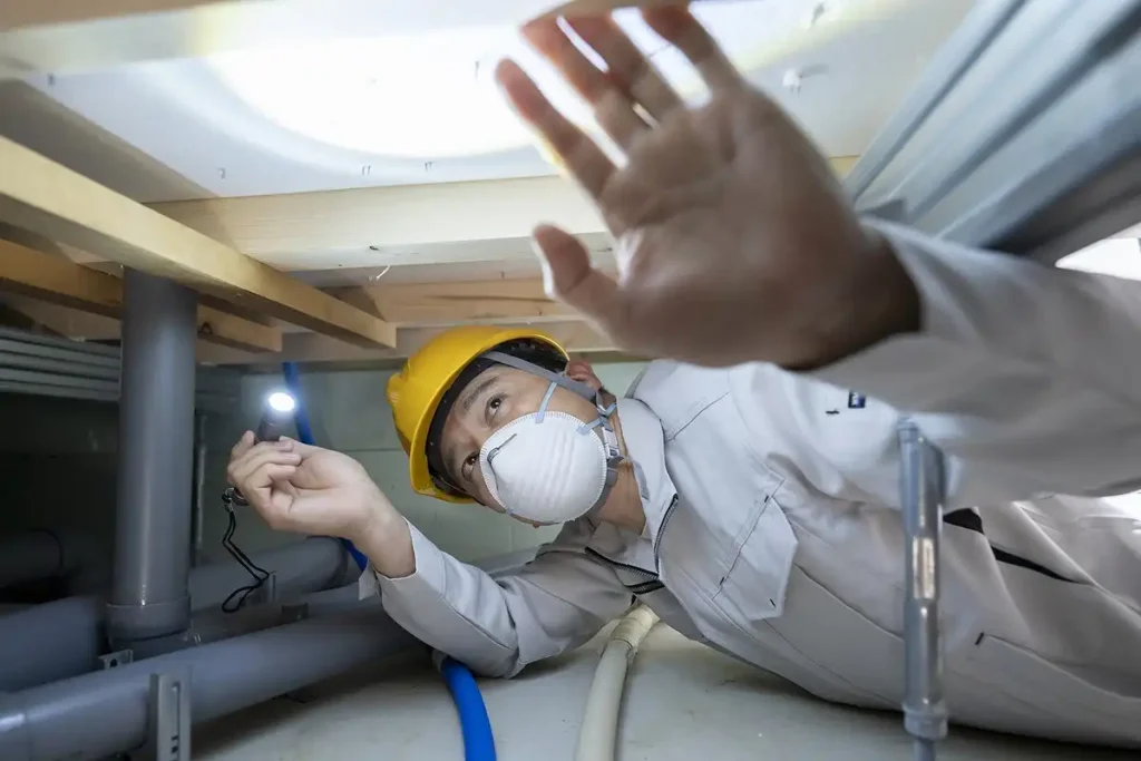 シロアリ駆除を自分ではなく業者に頼んだ際のイメージ