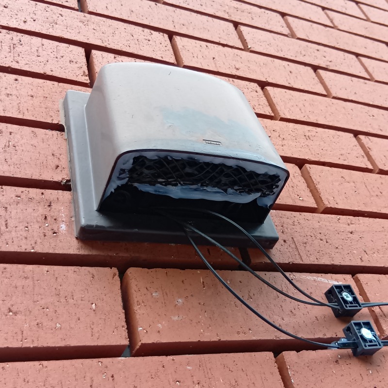 大きな開口部を封鎖