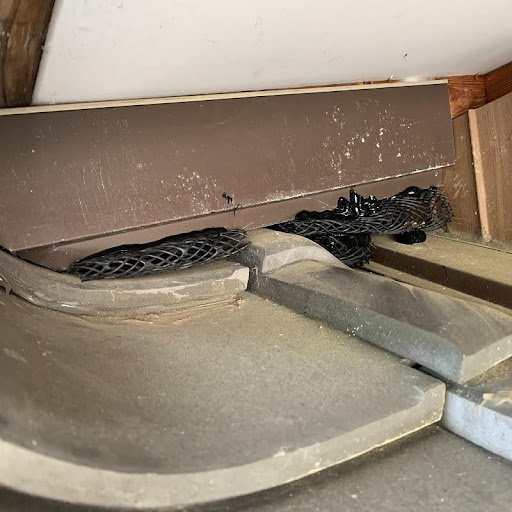 侵入口封鎖の様子