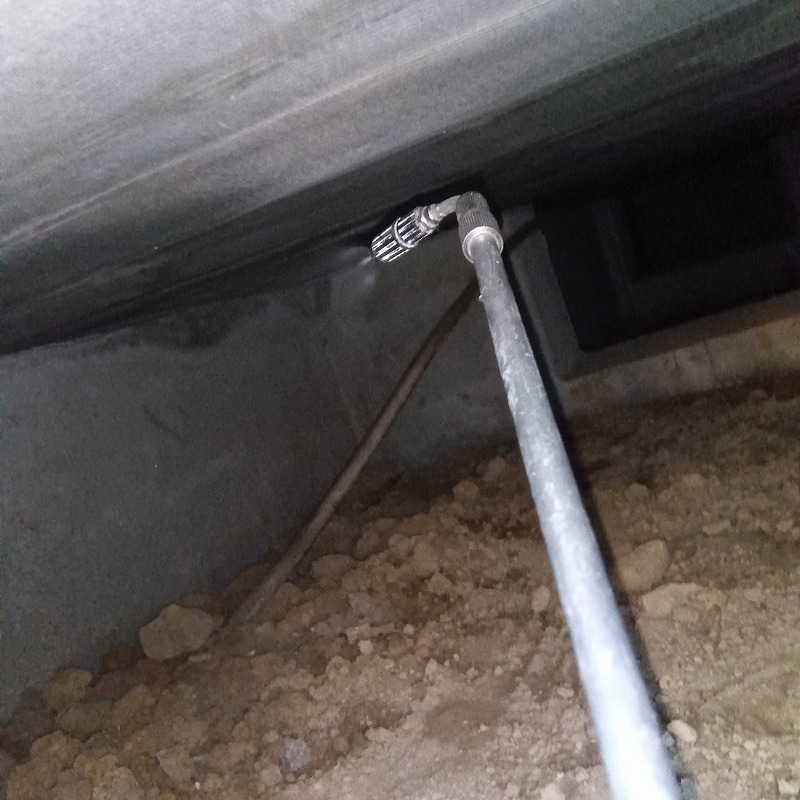 除菌・消臭剤を散布