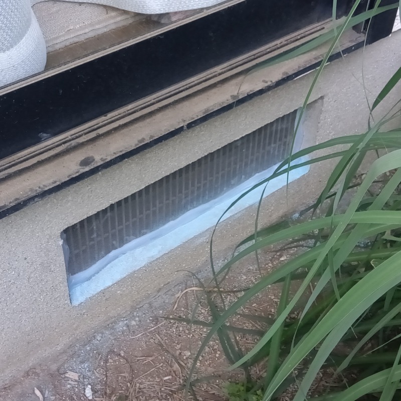 床下換気口の侵入対策