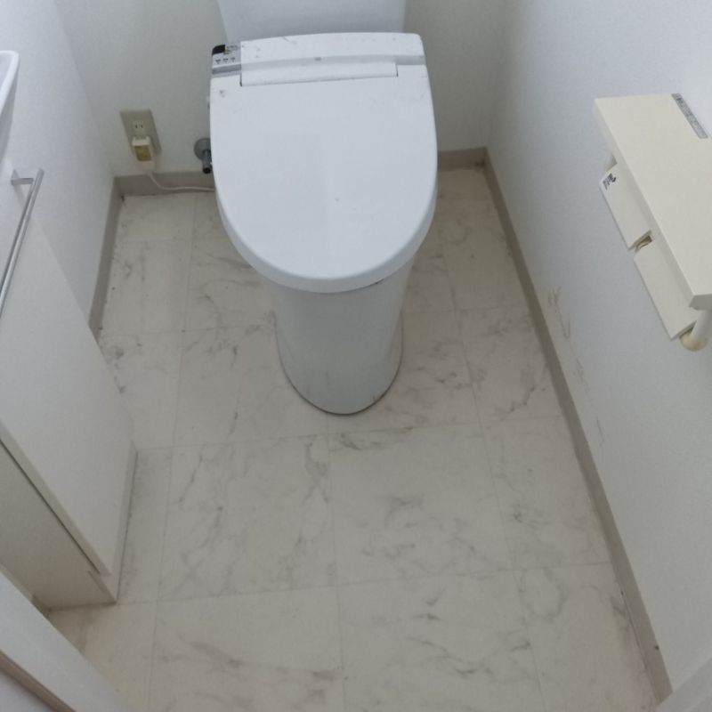 清掃後のトイレ