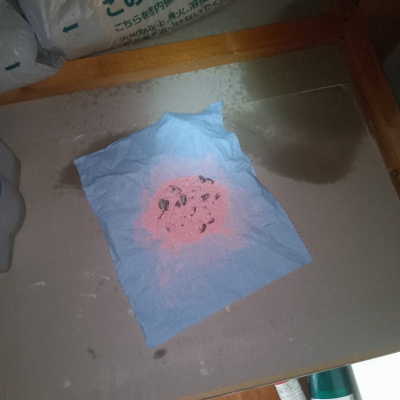 殺鼠剤を設置した様子