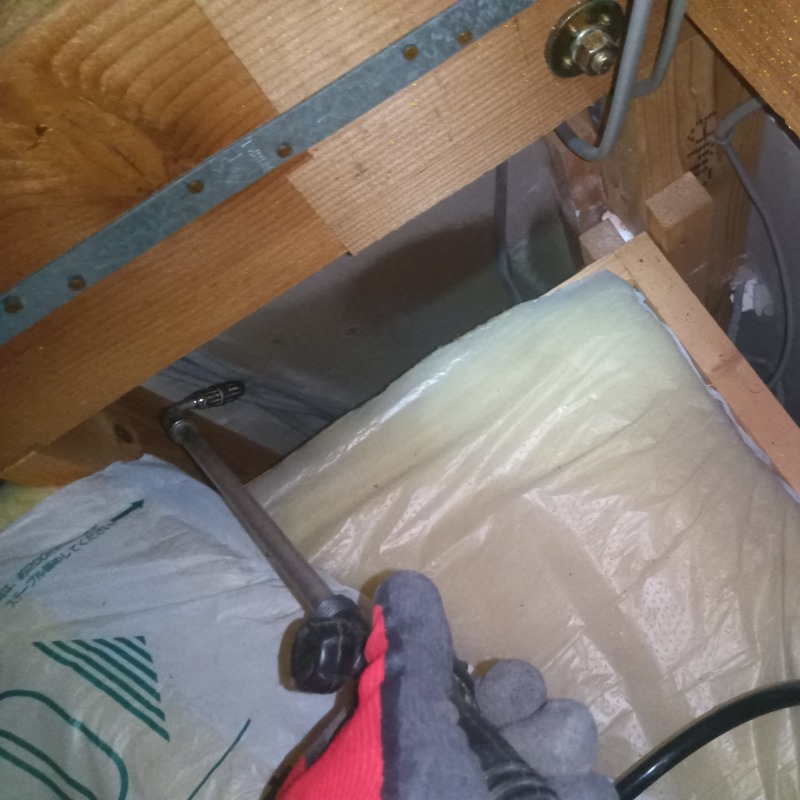 殺虫剤散布の様子