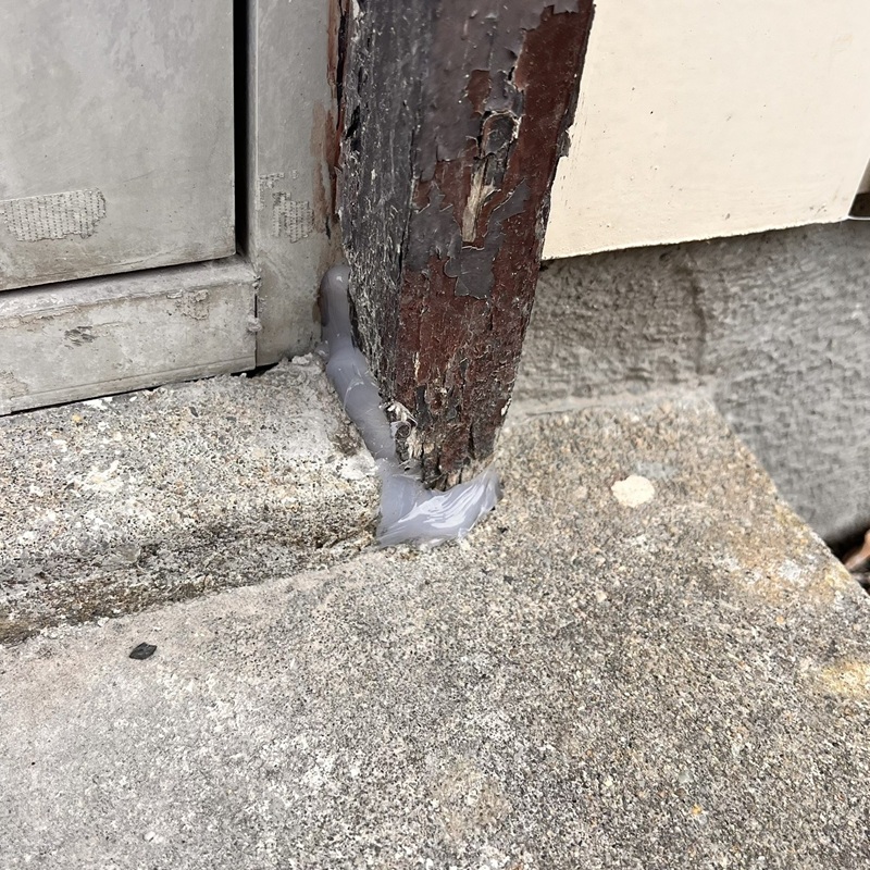 外壁のすき間を封鎖