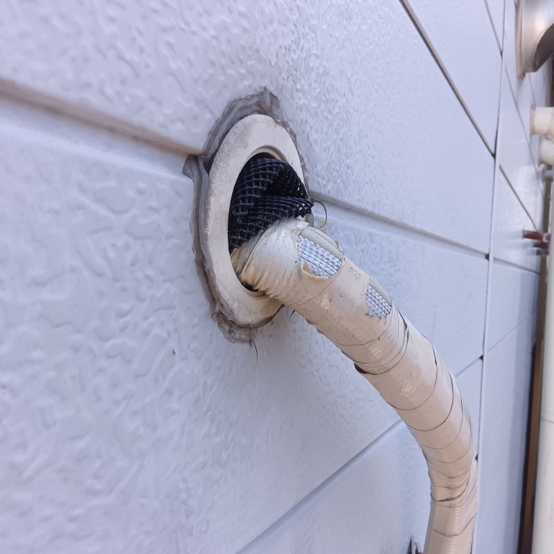 配管導入部分のすき間を封鎖