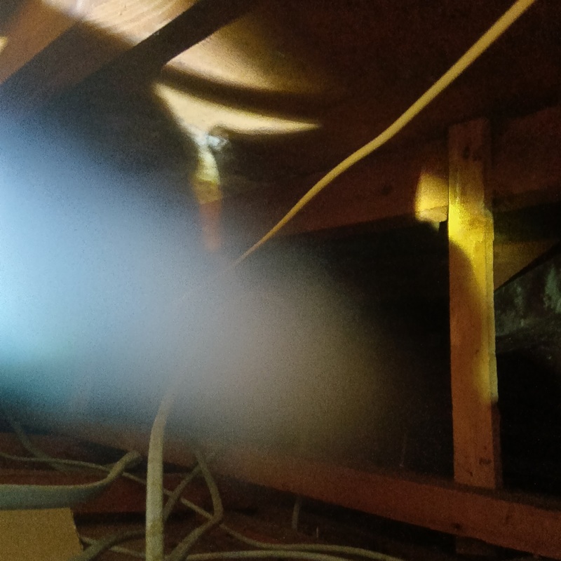 天井裏に忌避剤を散布