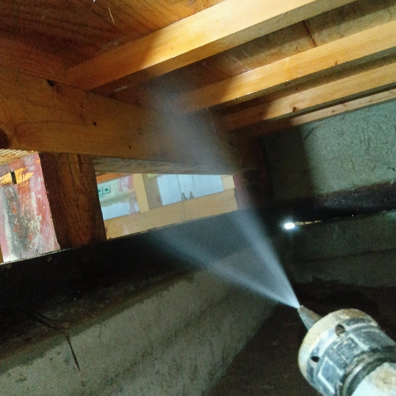 築年数50年のシロアリ駆除の施工事例（滋賀県彦根市日夏町）