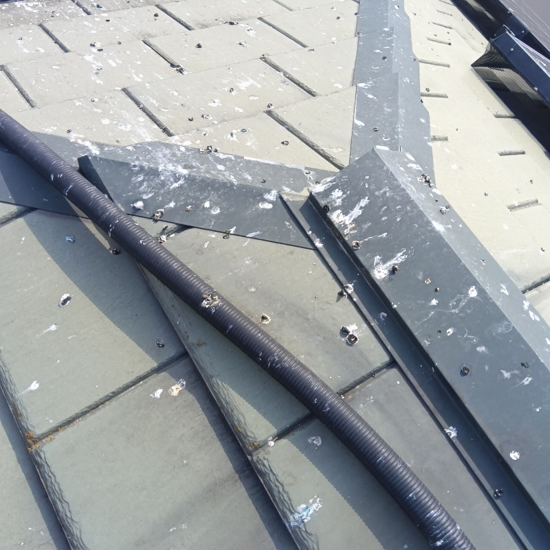 鳩対策の施工事例（愛知県西尾市横手町）