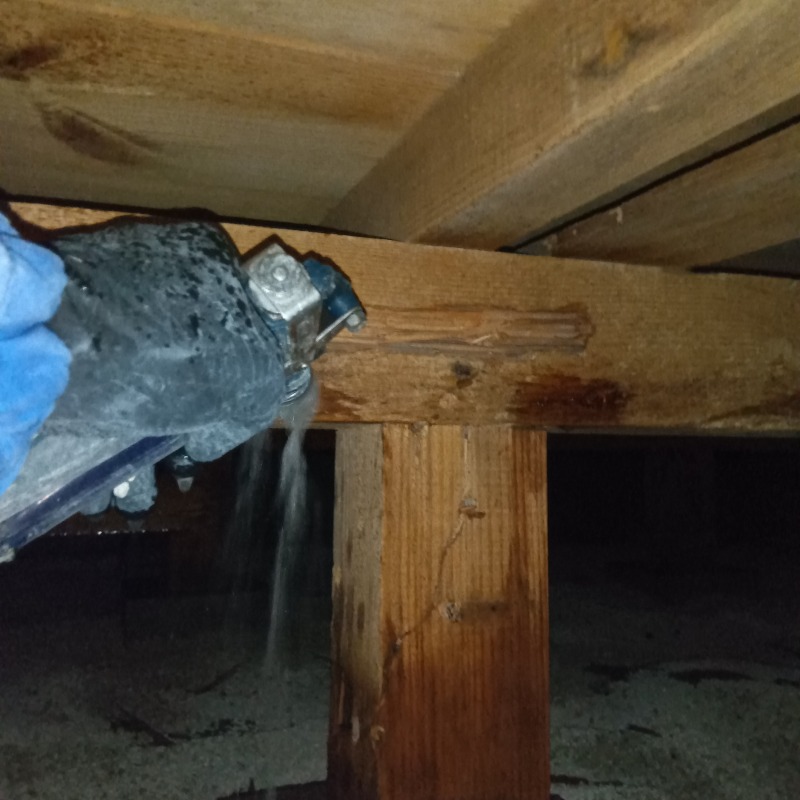 築年数41年のシロアリ予防の施工事例（福島県本宮市本宮中野）