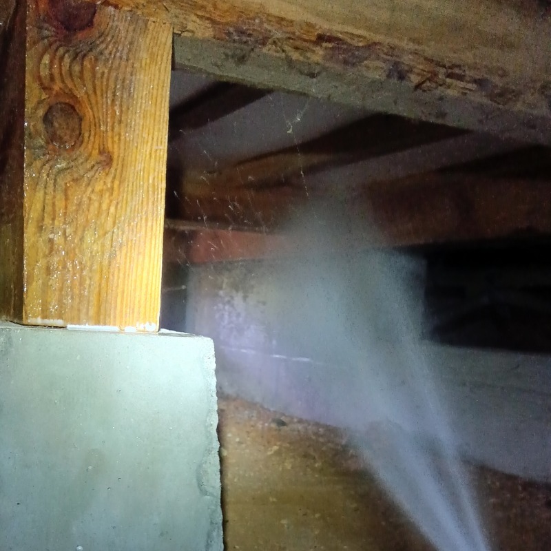 築年数30年のシロアリ駆除の施工事例（山形県鶴岡市古郡付近）