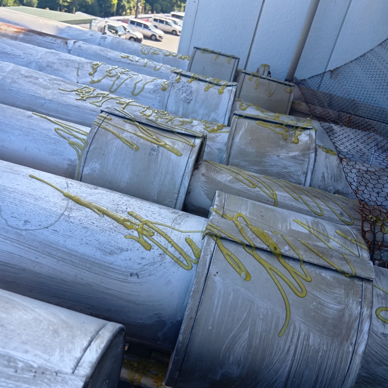 鳩対策の施工事例（徳島県徳島市）