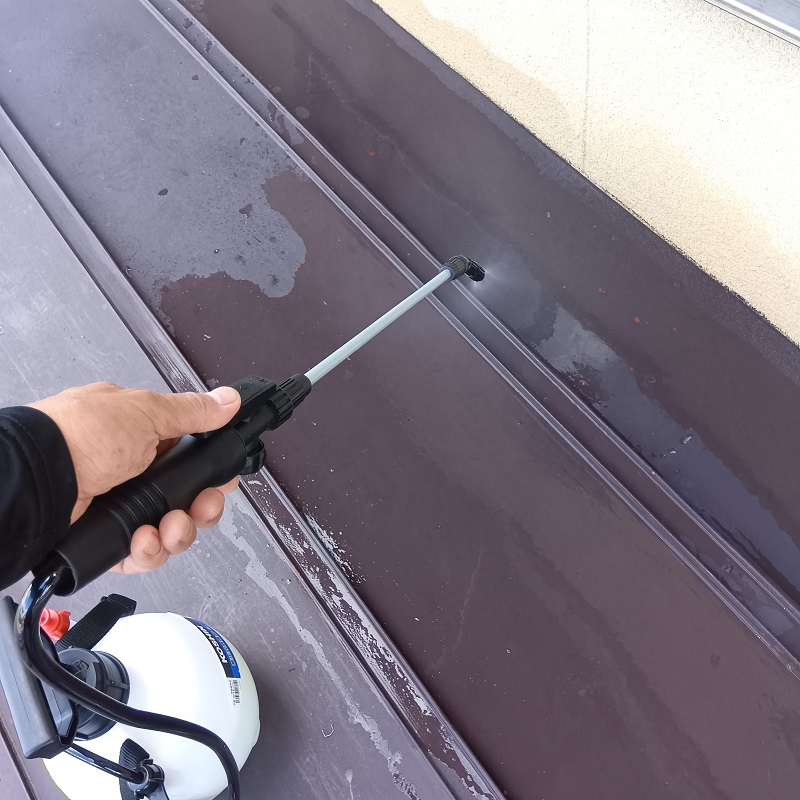 フン害があった箇所を除菌清掃