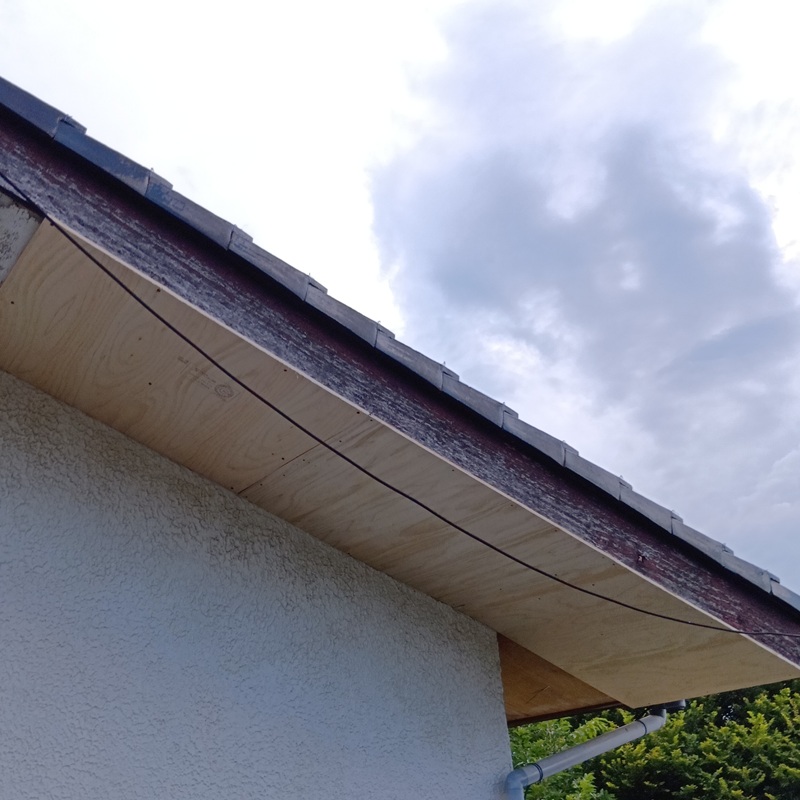 屋根の侵入口を封鎖