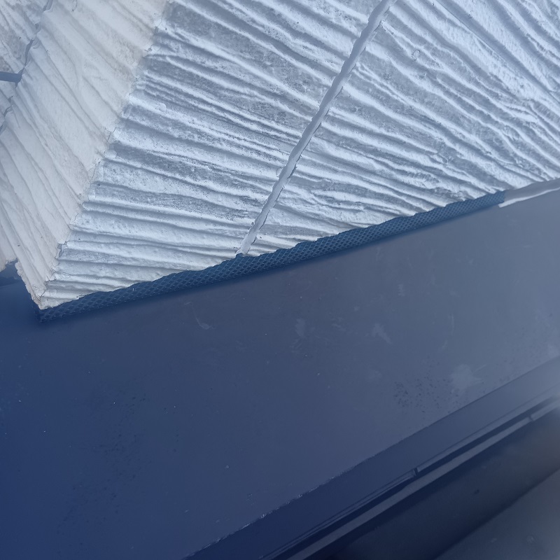 外壁のすき間も封鎖