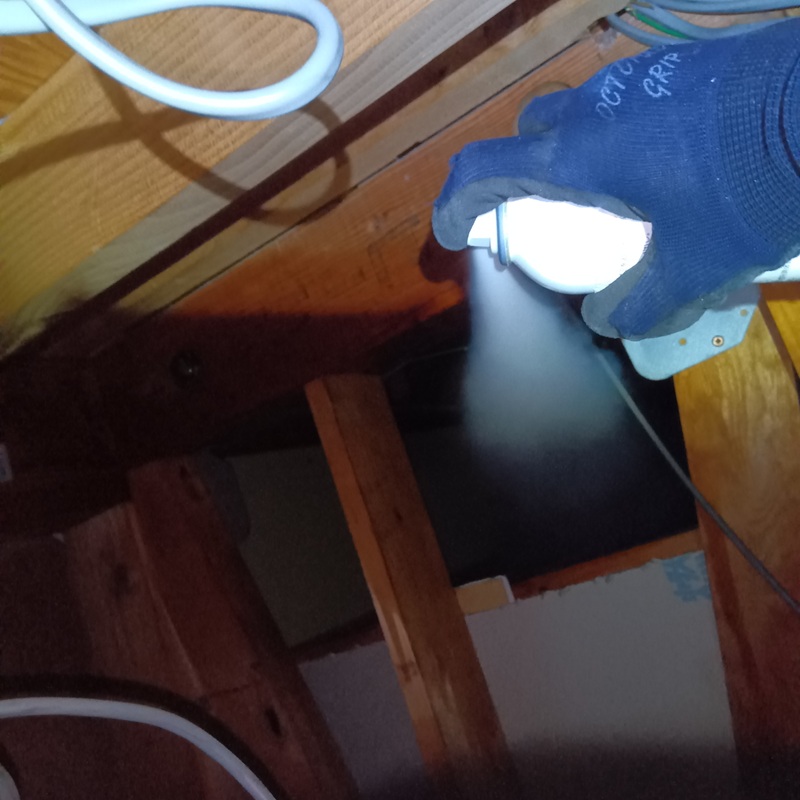 忌避剤散布の様子