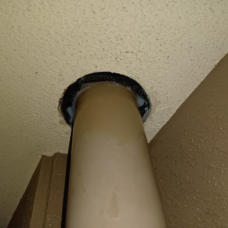 配管のすき間を封鎖