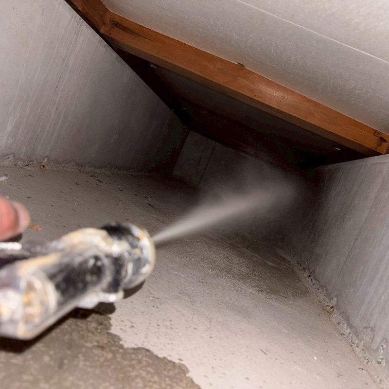 シロアリ予防の施工事例（山口県周南市宮の前）