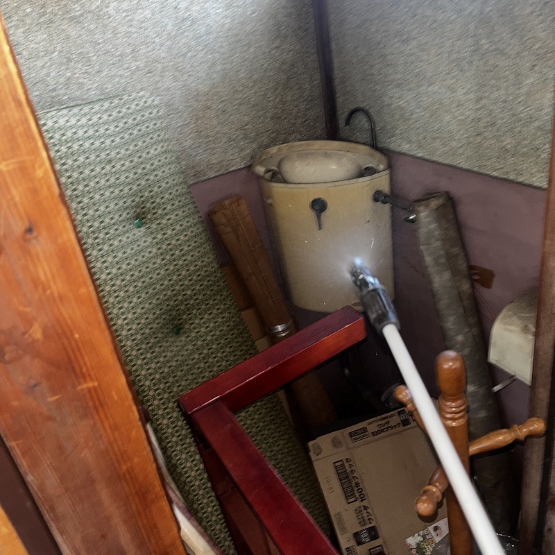 清掃・除菌の様子