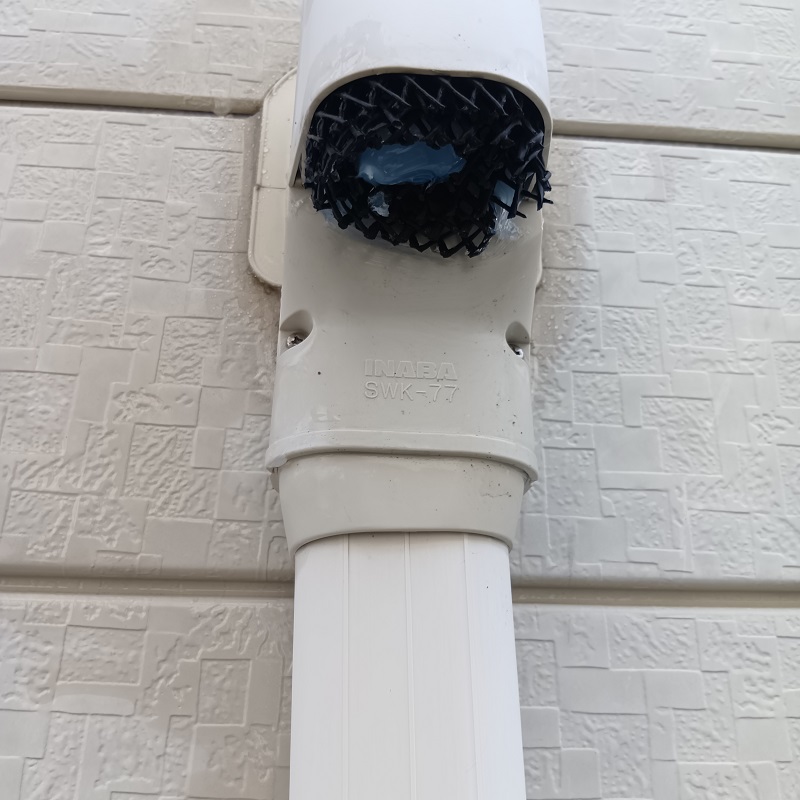 エアコンホースのすき間を封鎖