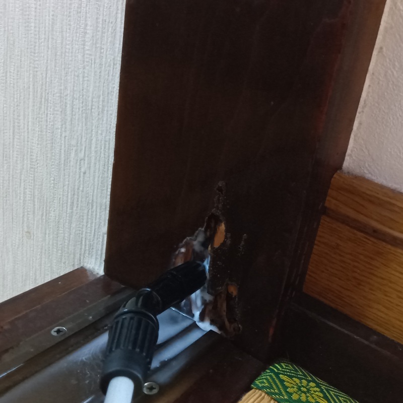 築年数50年のシロアリ駆除の施工事例（岡山県津山市新野山形）