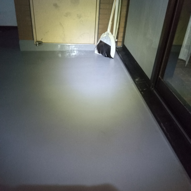 施工後のベランダ床