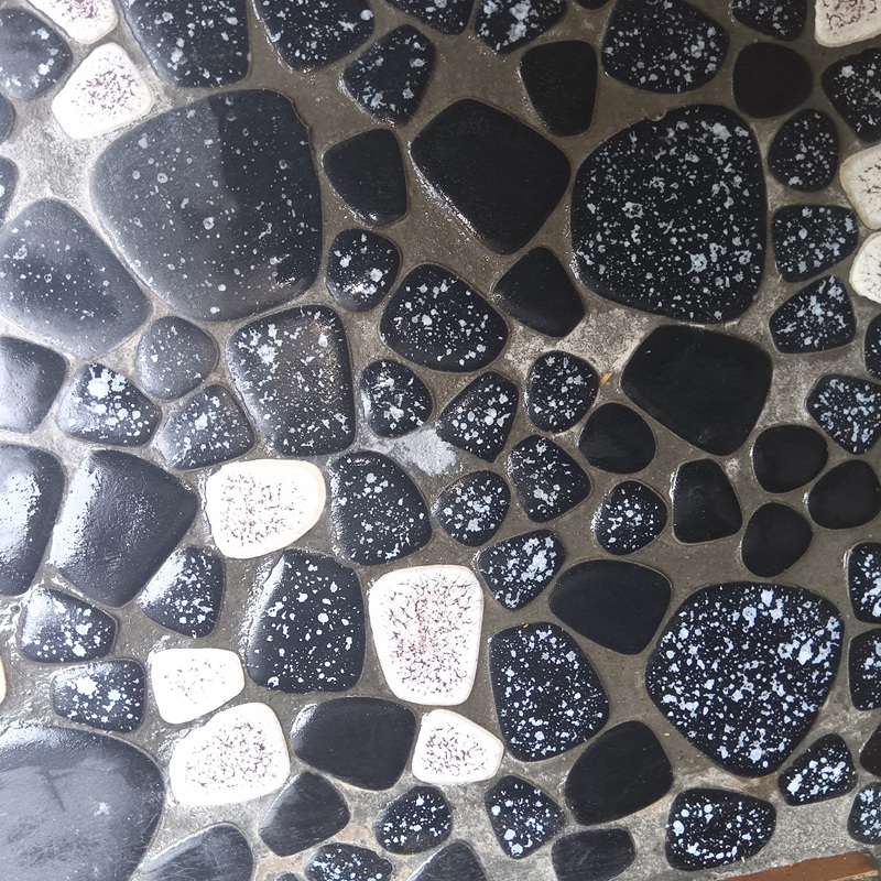 穴をふさいだ様子