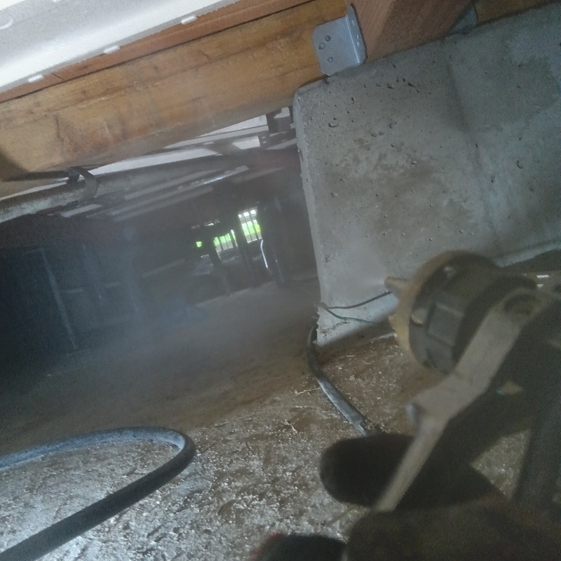 床下の地土壌処理