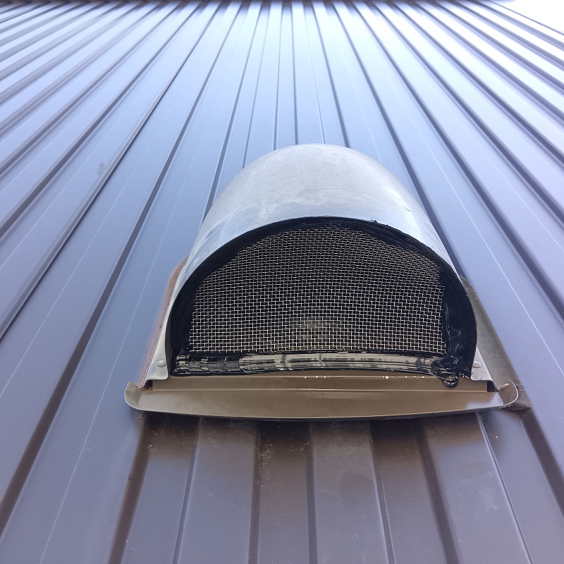 換気扇の侵入対策の様子