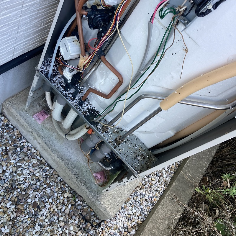 ネズミ駆除の施工事例（石川県かほく市大崎）