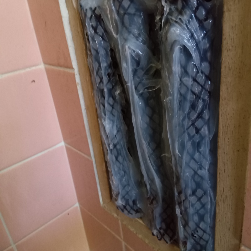 大きな開口部を封鎖