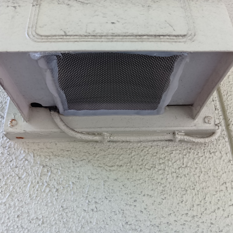 大きな開口部を封鎖