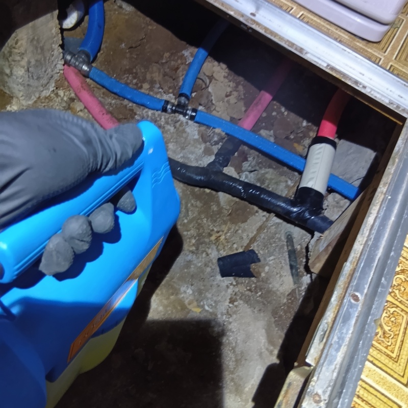 噴霧器で薬剤を散布