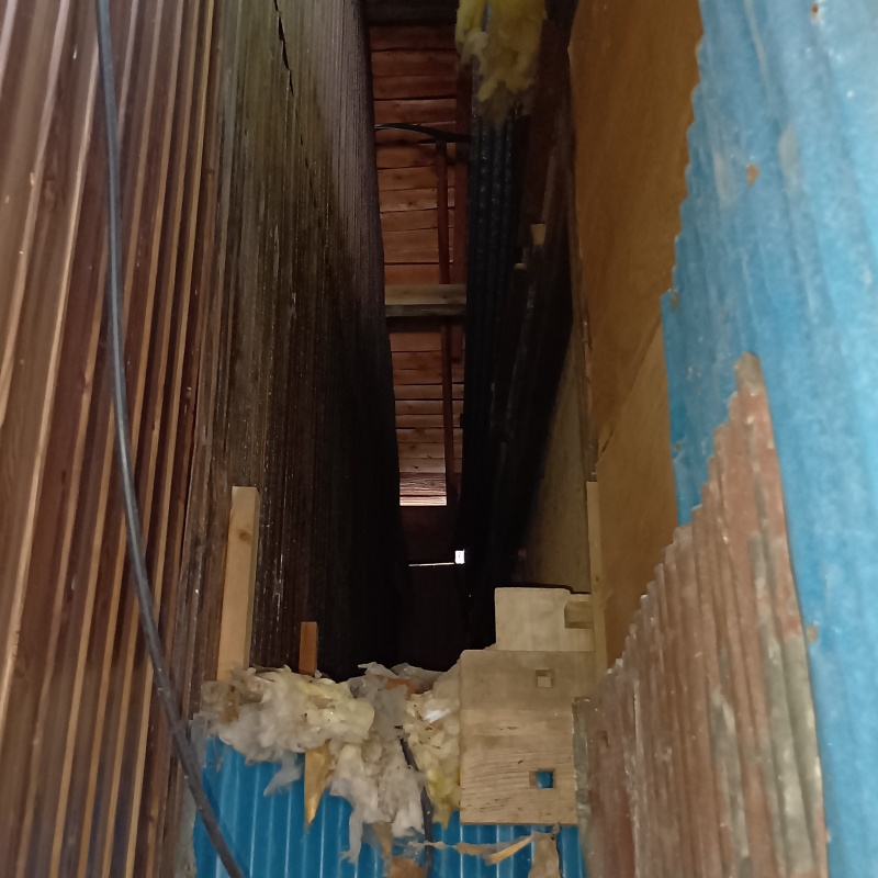 侵入口になっていた外壁付近