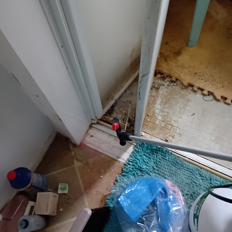 室内に除菌剤を散布