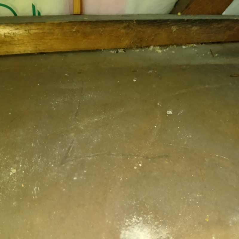 清掃が完了した屋根裏