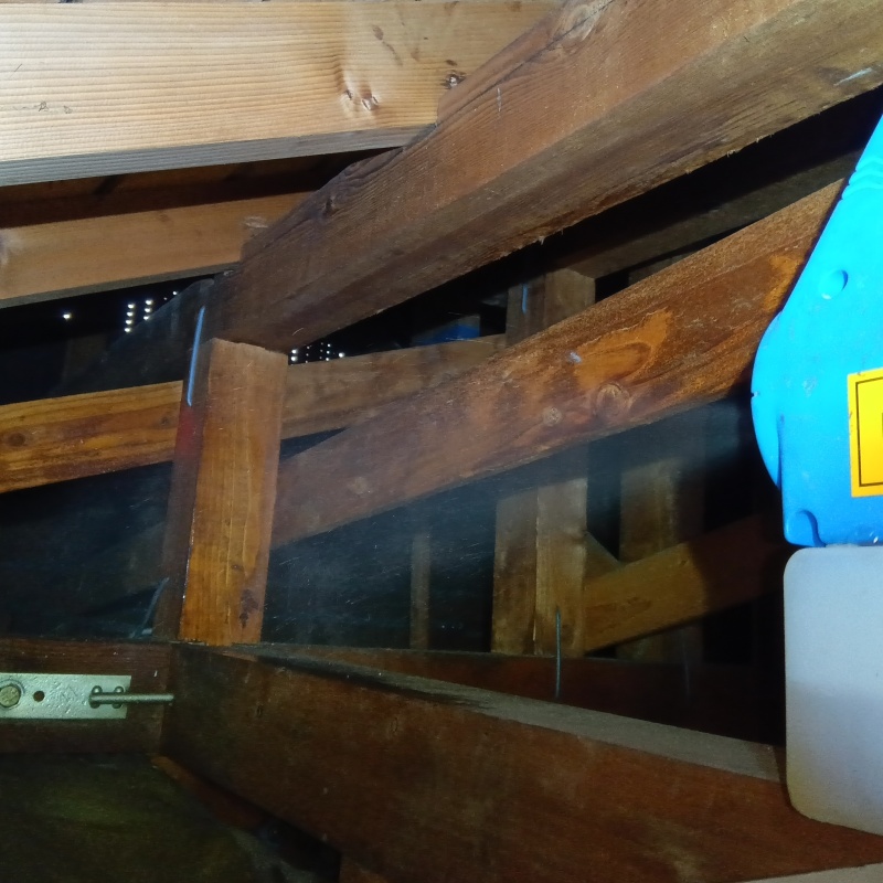 噴霧器で薬剤を散布