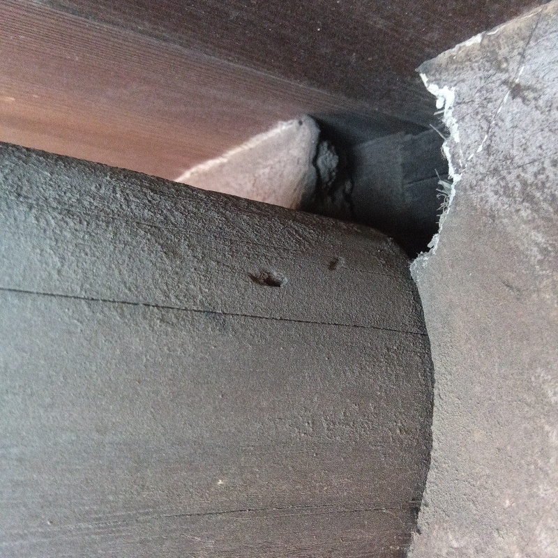 イタチ駆除の施工事例（和歌山県和歌山市榎原）