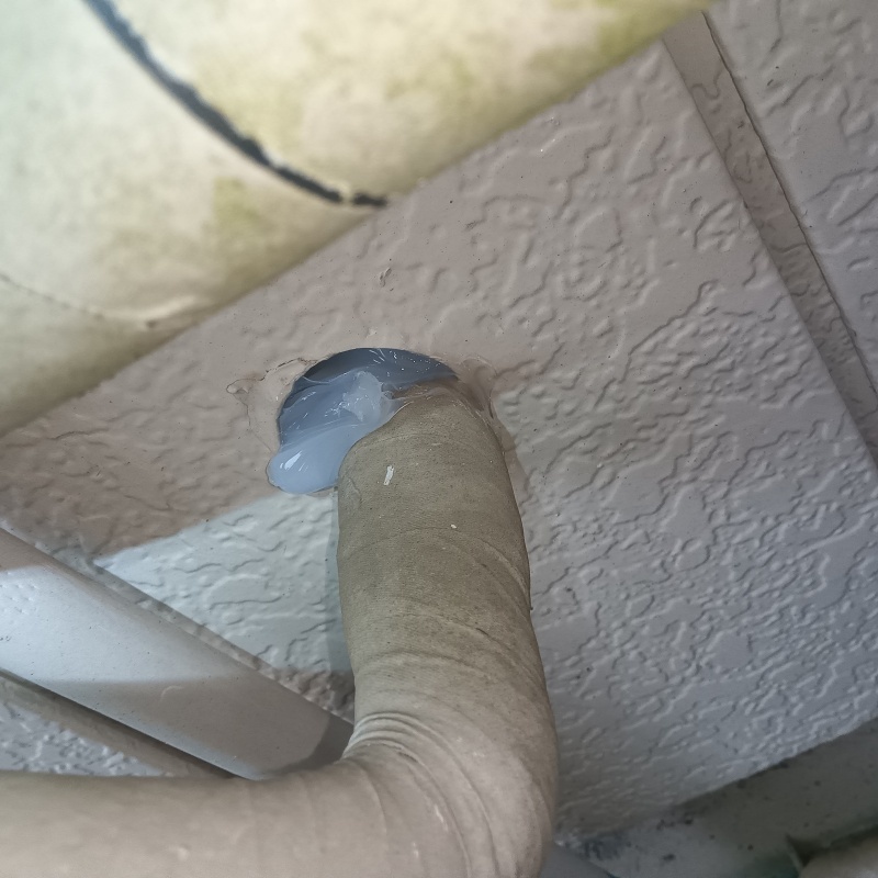 配管導入部のすき間を封鎖