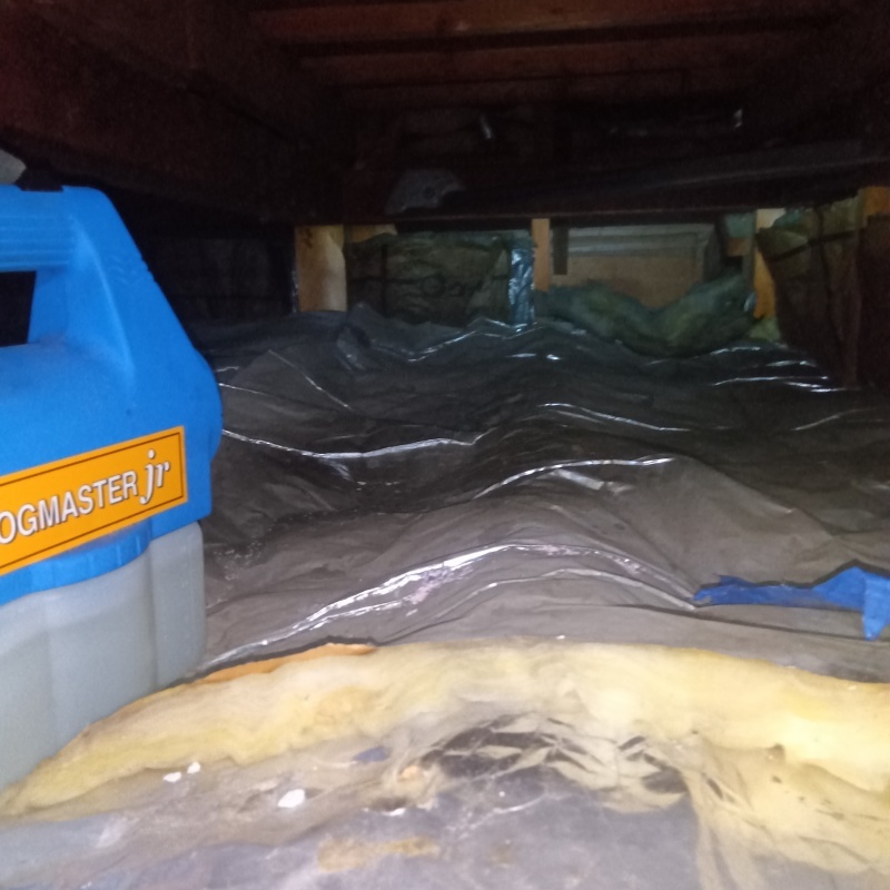 噴霧器で薬剤を散布