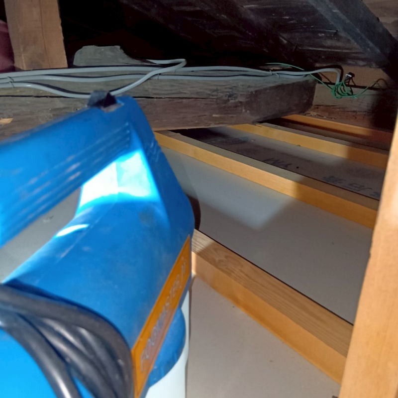 噴霧器で薬剤を散布