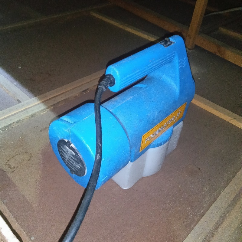 薬剤散布に使用する噴霧器