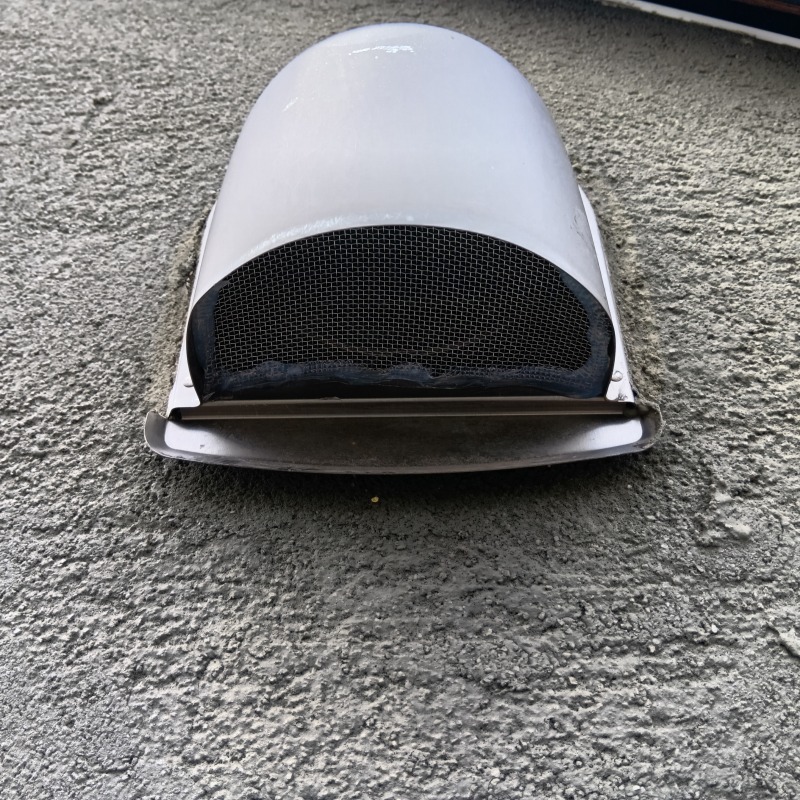 換気口の開口部を封鎖