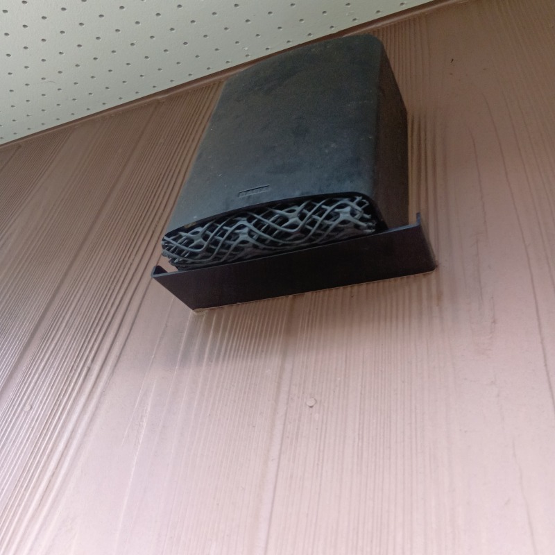 換気口の開口部を封鎖