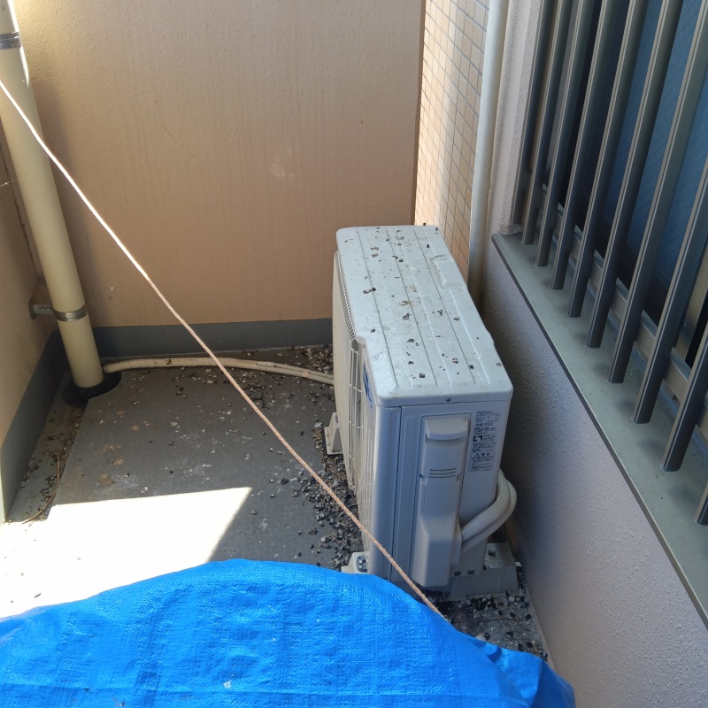 鳩対策の施工事例（愛媛県松山市東石井）