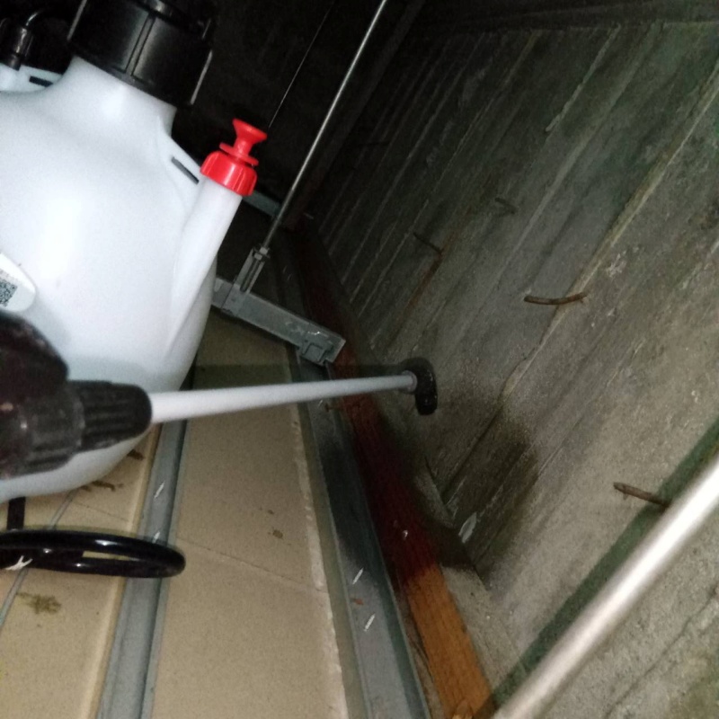 除菌・消臭剤を散布