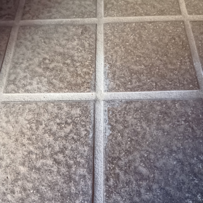 穴をふさいだ様子