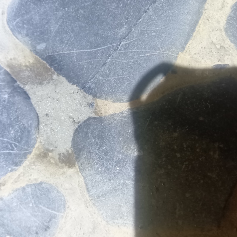 穴を開けた箇所を修復した様子